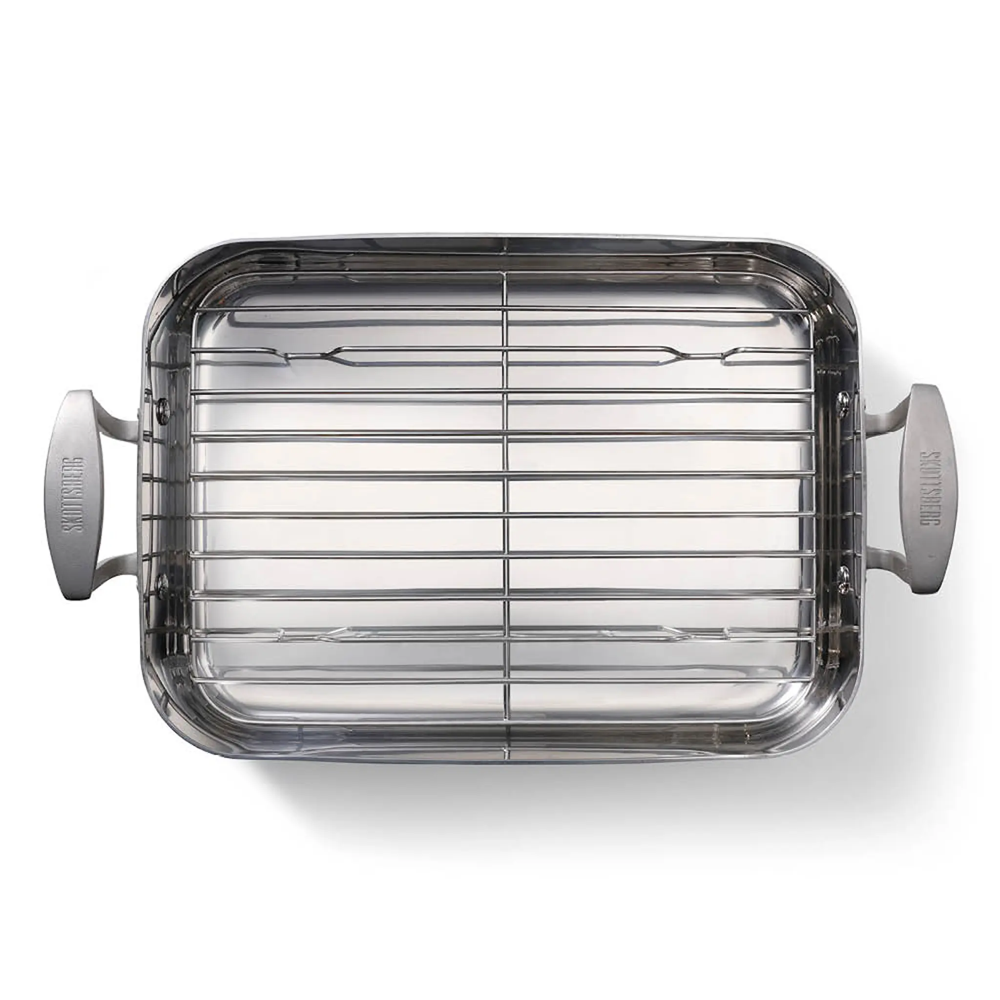 Skottsberg Ugnsform med galler 25x35 cm rostfritt stål