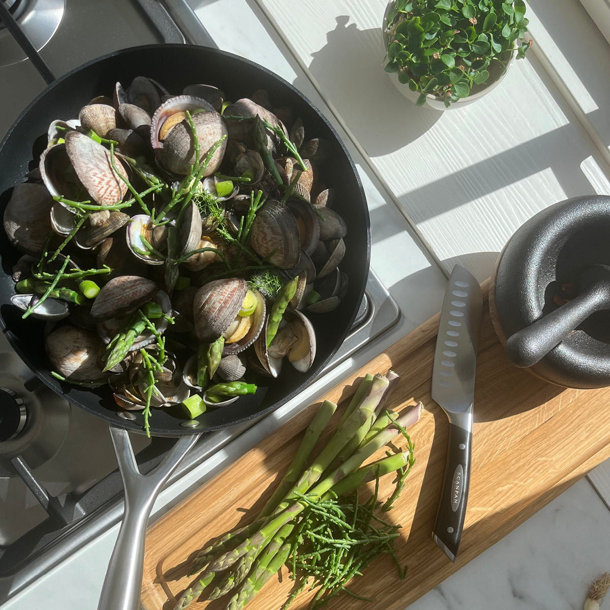 Scanpan PRO S+ stekepanne 28 cm svart