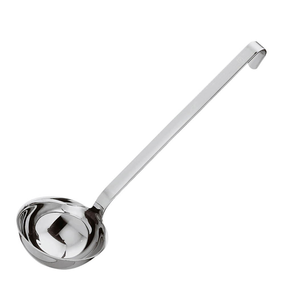 Rösle Øse med hellekant 34,5 cm rustfritt stål