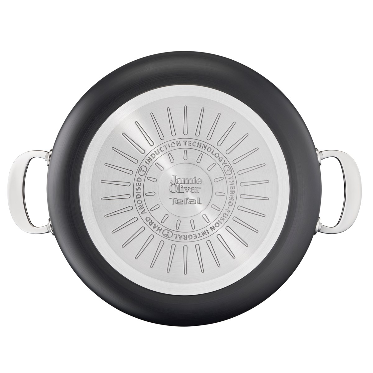 Tefal Jamie Oliver Stekgryta Tefal Cook's Classic Hard Anodized med lock 30 cm