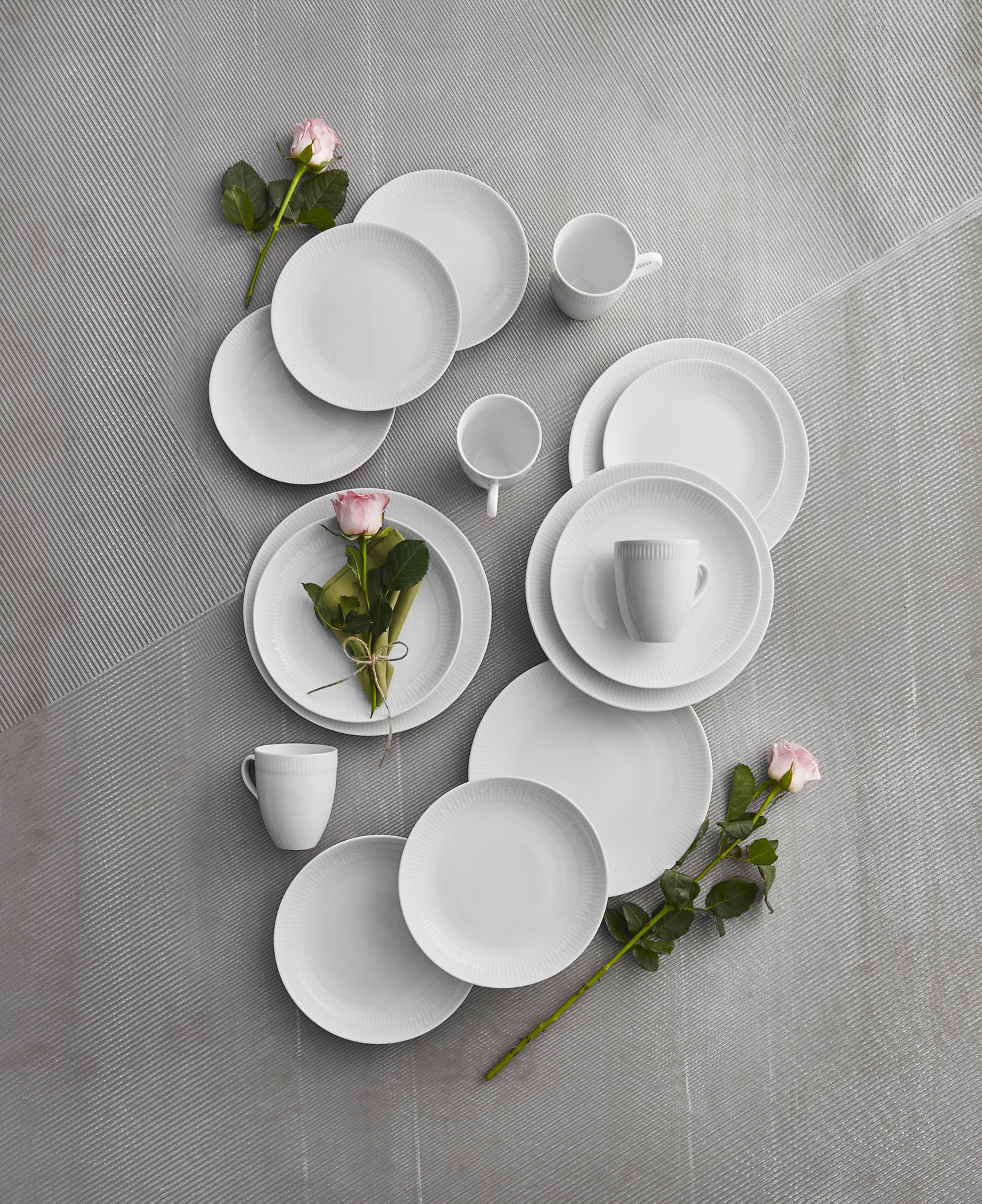 Aida Relief desserttallerken 20 cm 4 stk