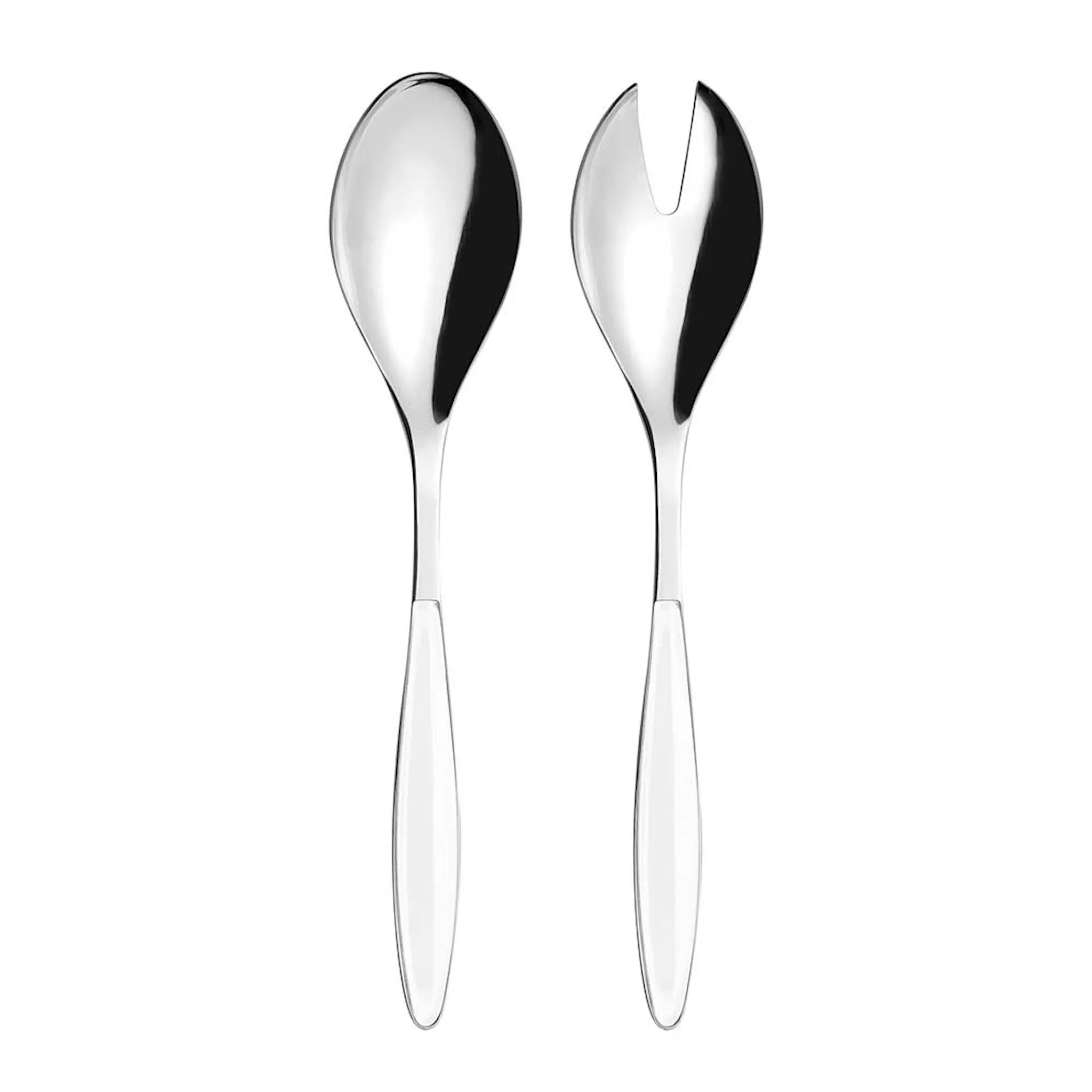 Guzzini Feeling salatbestikk 25 cm 2 deler hvit