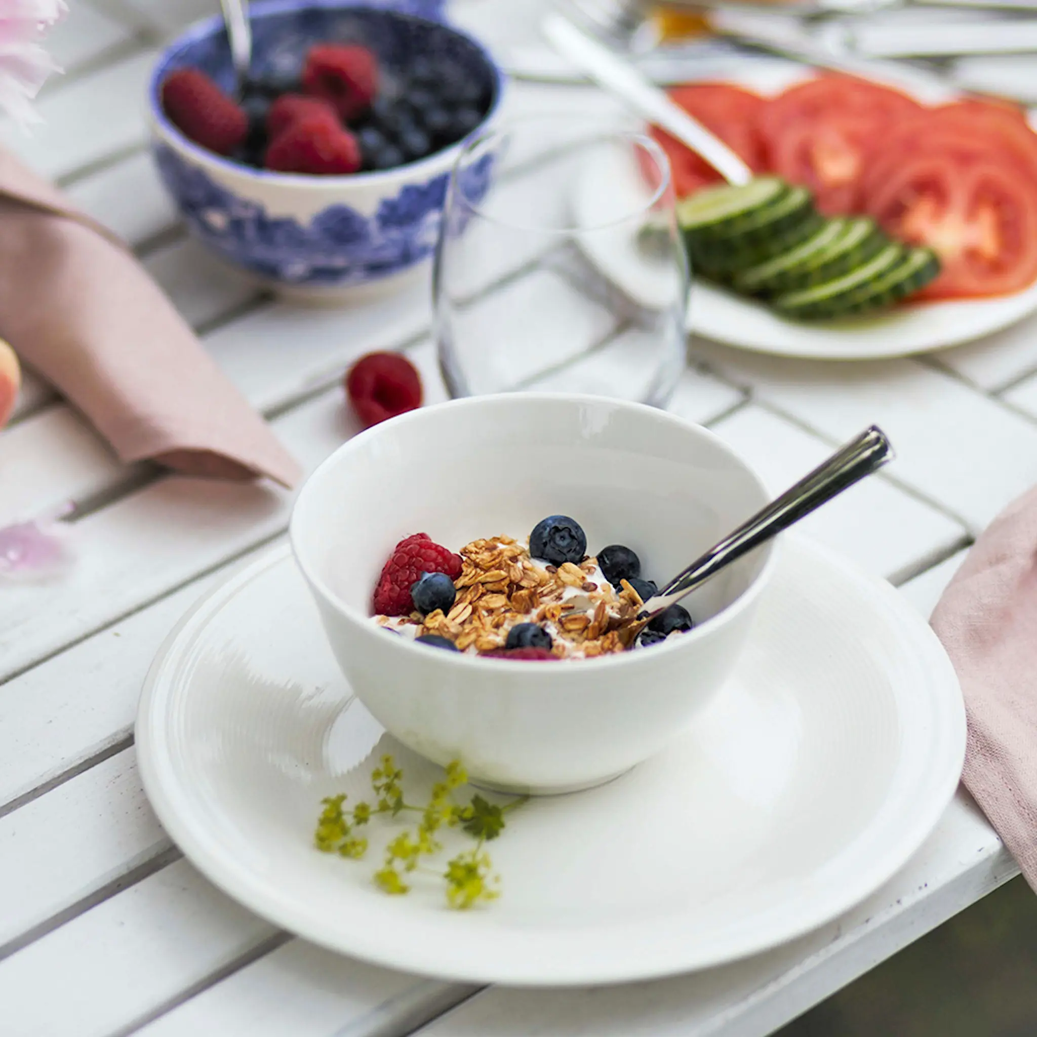 Stiernholm Rhythm Lautanen 21,5 cm Valkoinen