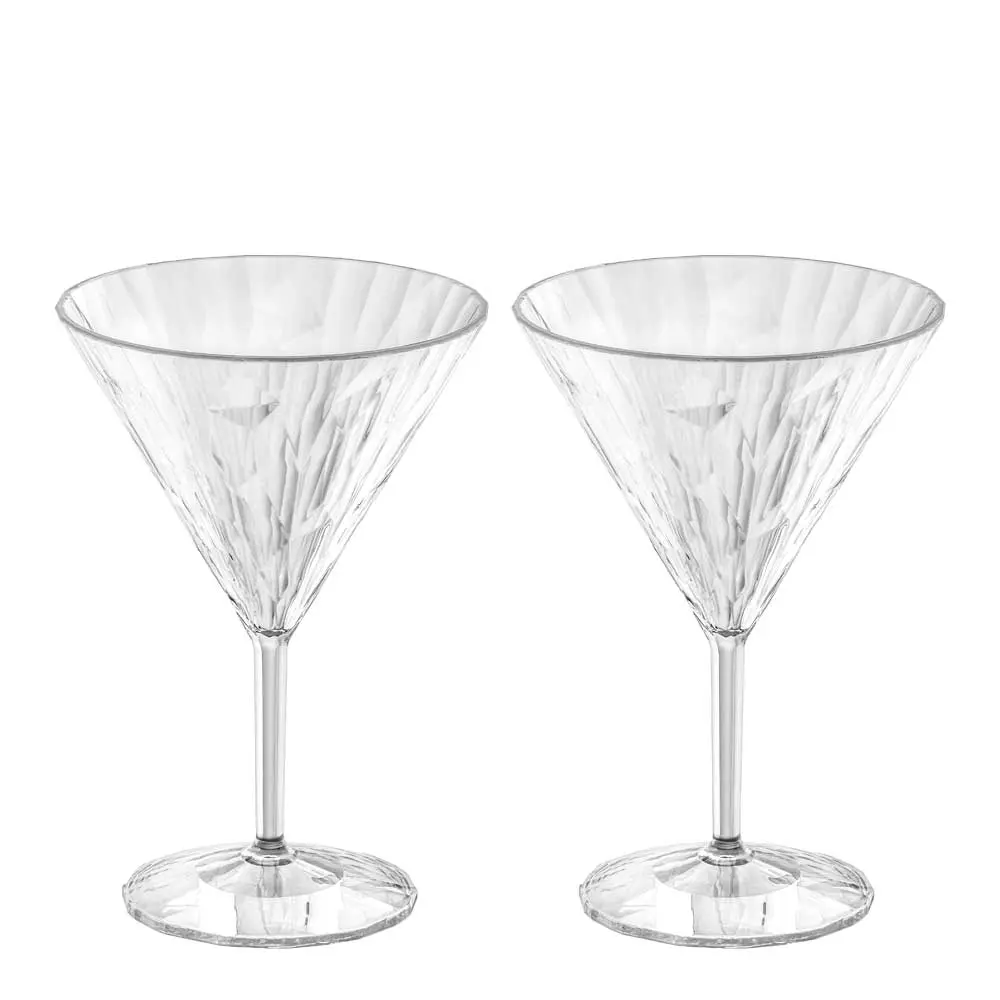 Club Martiniglass 25 cl 2 stk Klar