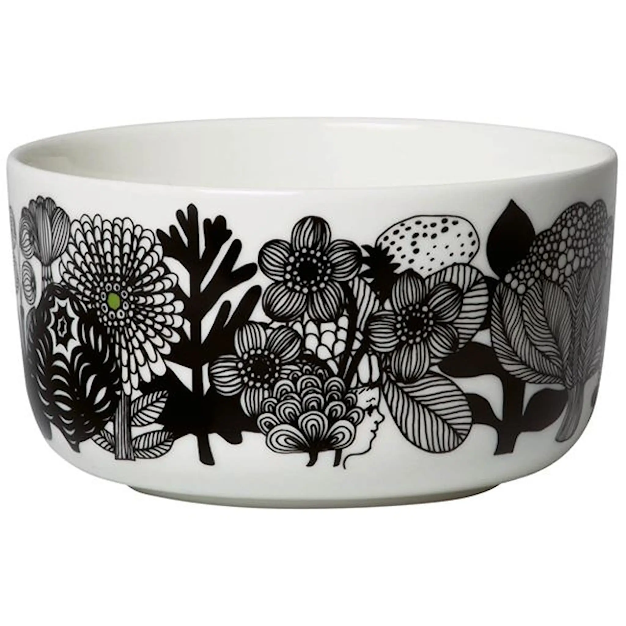 Marimekko Oiva Siirtolapuutarha Skål 50 cl Blommor/Grön
