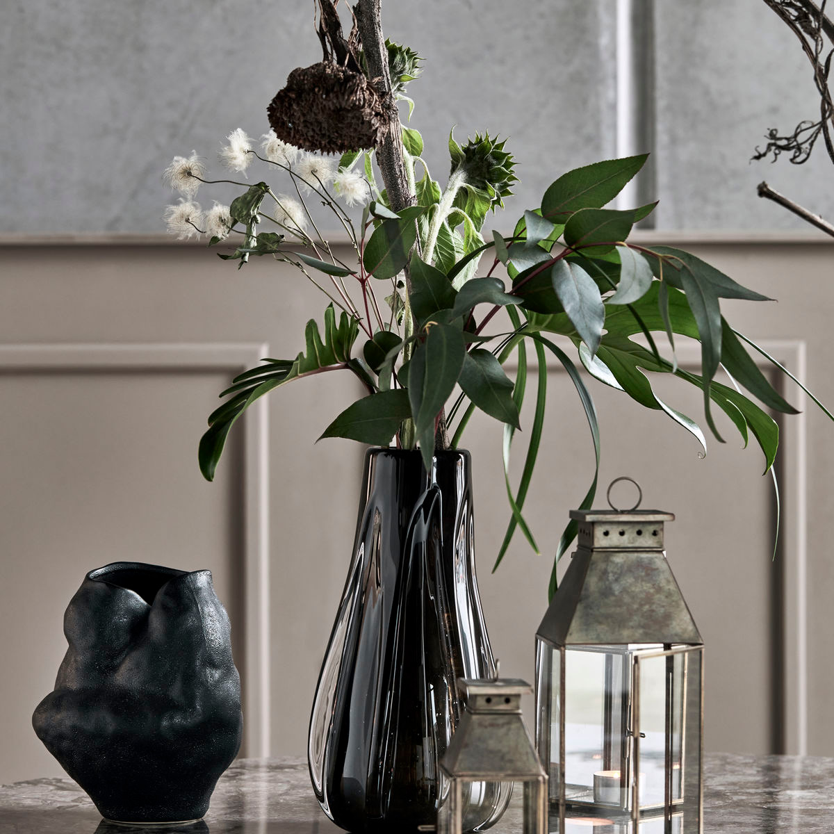 House Doctor Ramm vas 30 cm brun