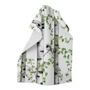 Björkdungen kökshandduk 46x70 cm offwhite/grön