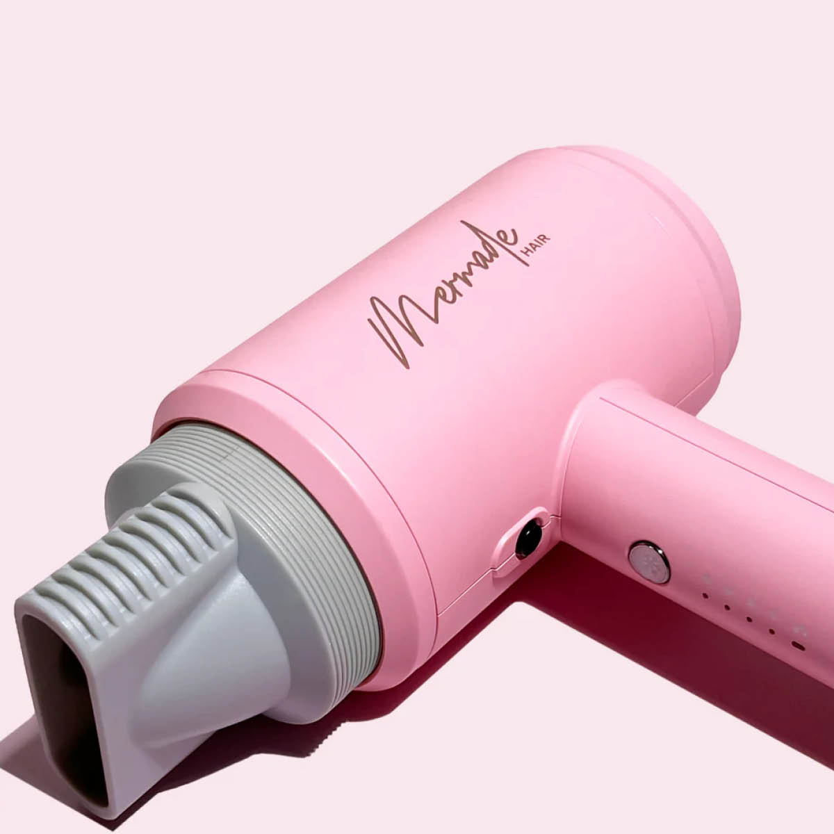 Mermade Hårføner 28x14 cm rosa