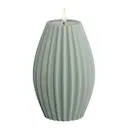 LED ribbat ljus 10 x 15 cm salviagrön