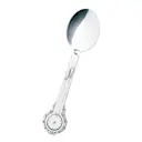 Dopsked Klocka med blommor 15,5 cm 830