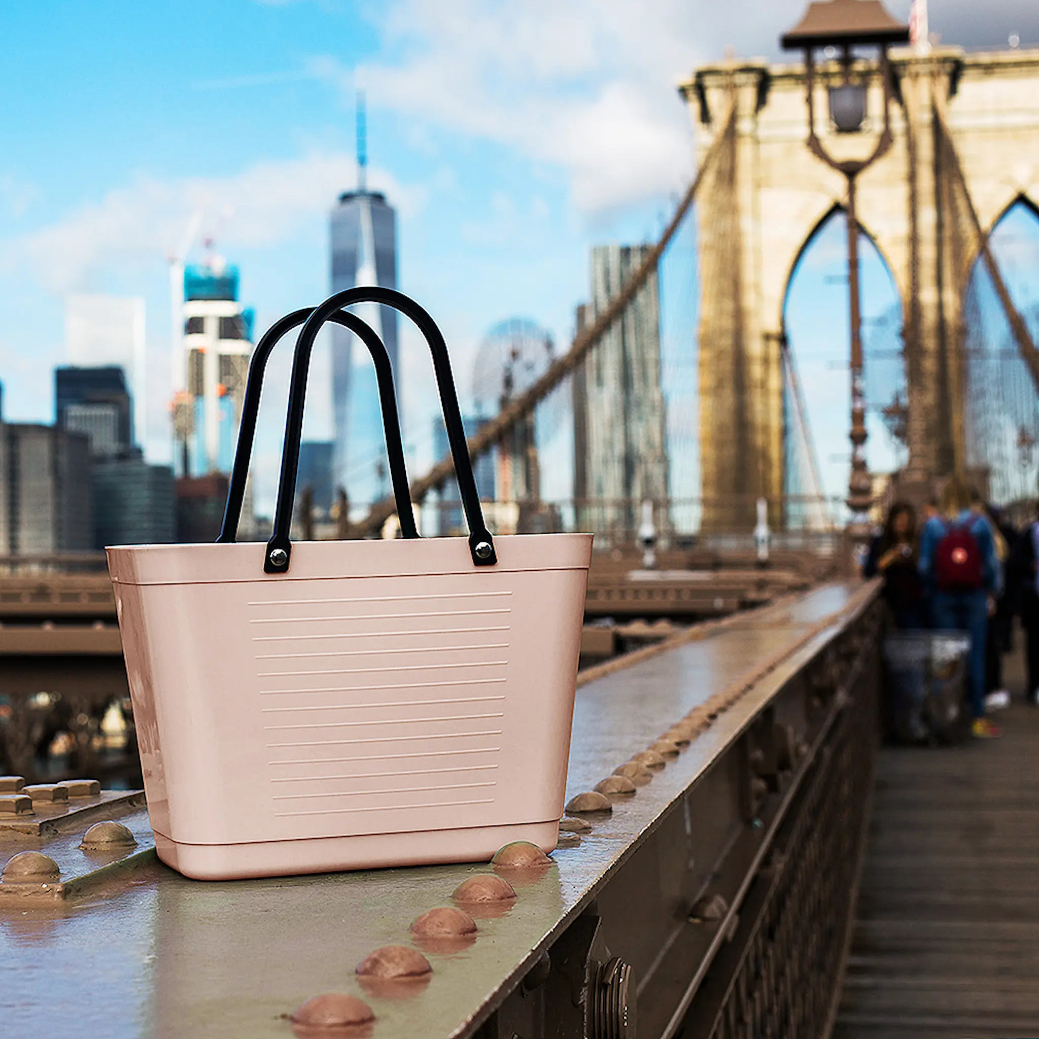 Hinza Green Plastic Laukku Pieni Nougat