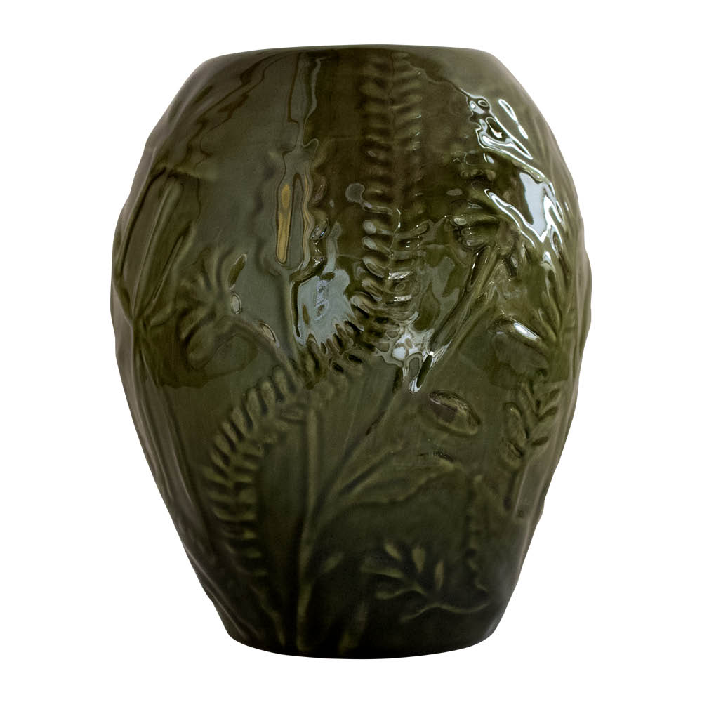 Nittsjö Flora vase bobina 21 cm grønn
