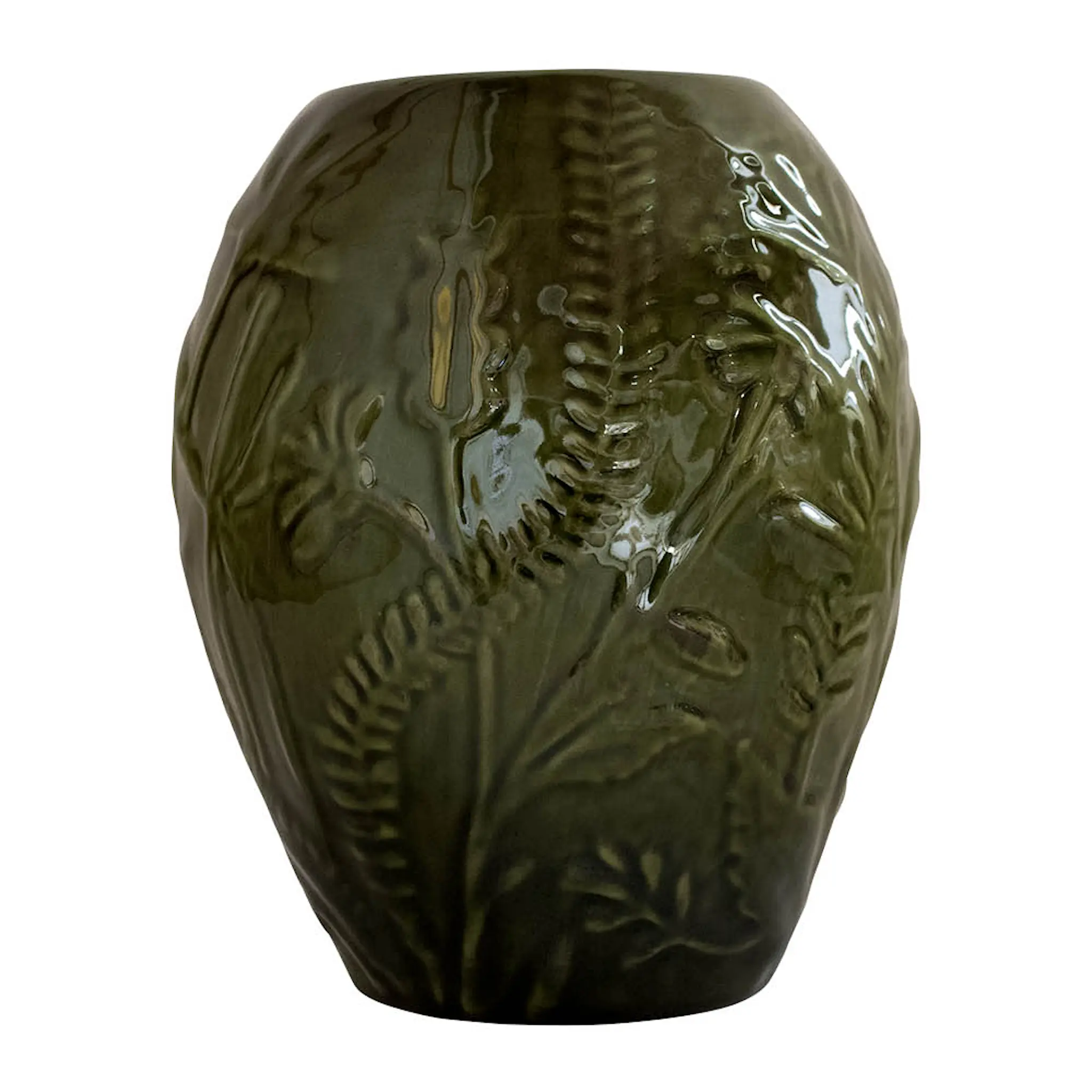 Nittsjö Flora vase bobina 21 cm grønn