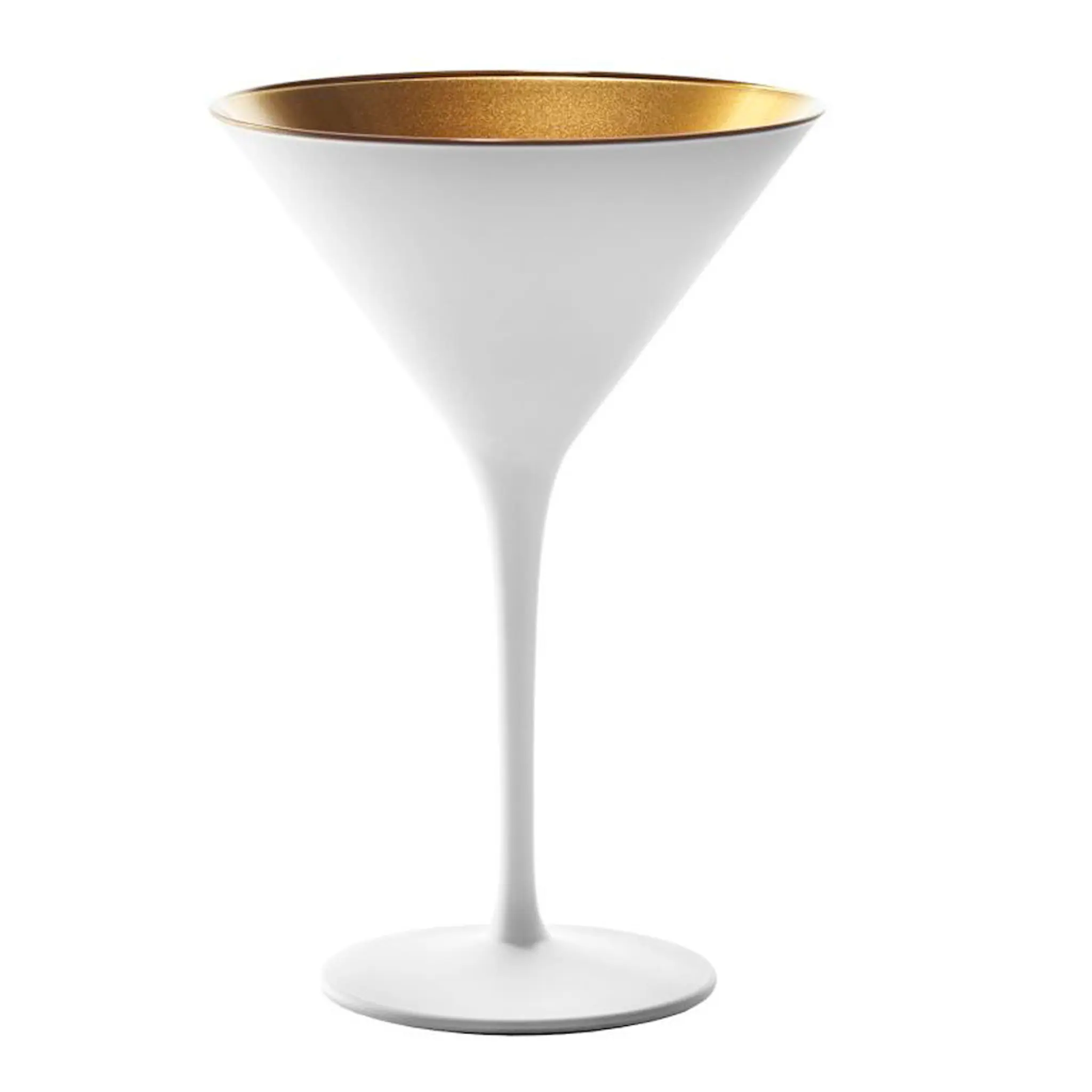 Stölzle Elements martiniglas 24 cl vit/guld