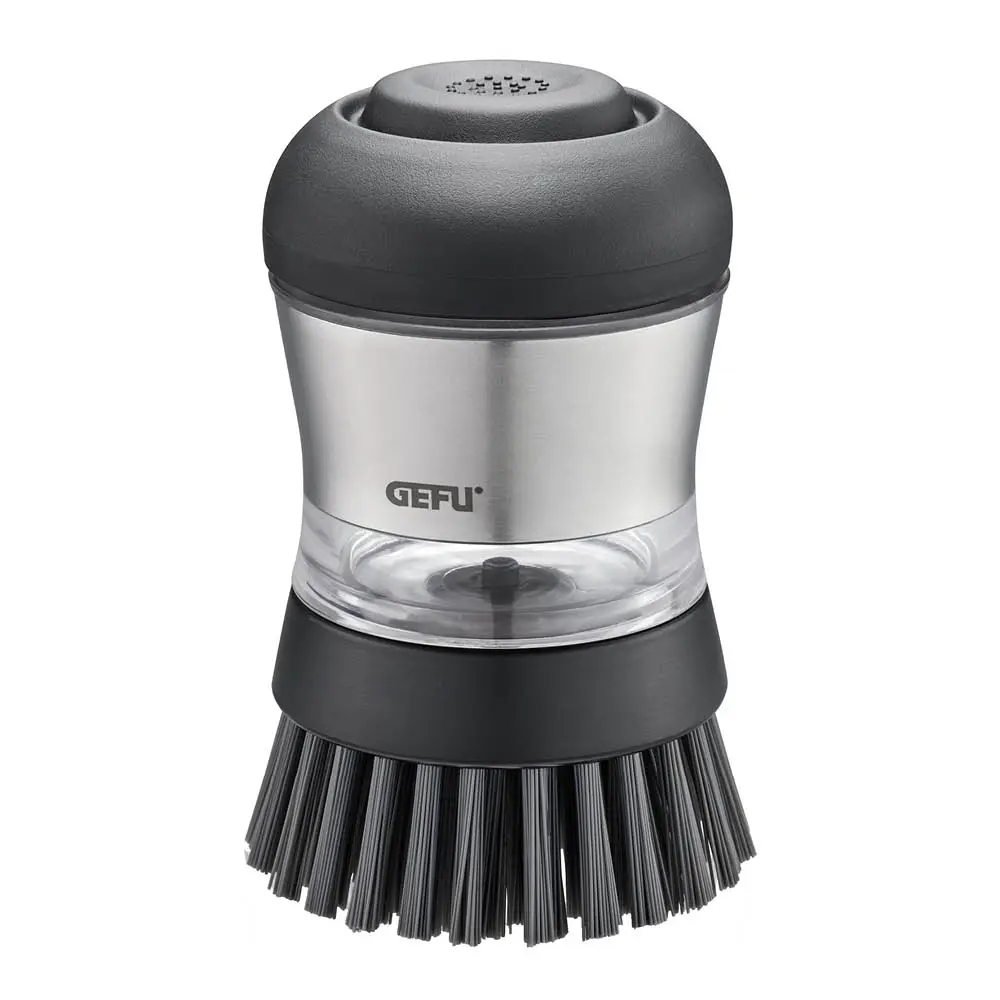 Swift oppvaskbørste med såpedispenser 50 ml svart