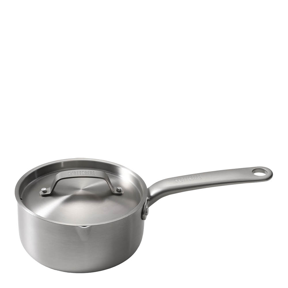 Skottsberg Kastrull med lock 16 cm / 1,5 L rostfritt stål