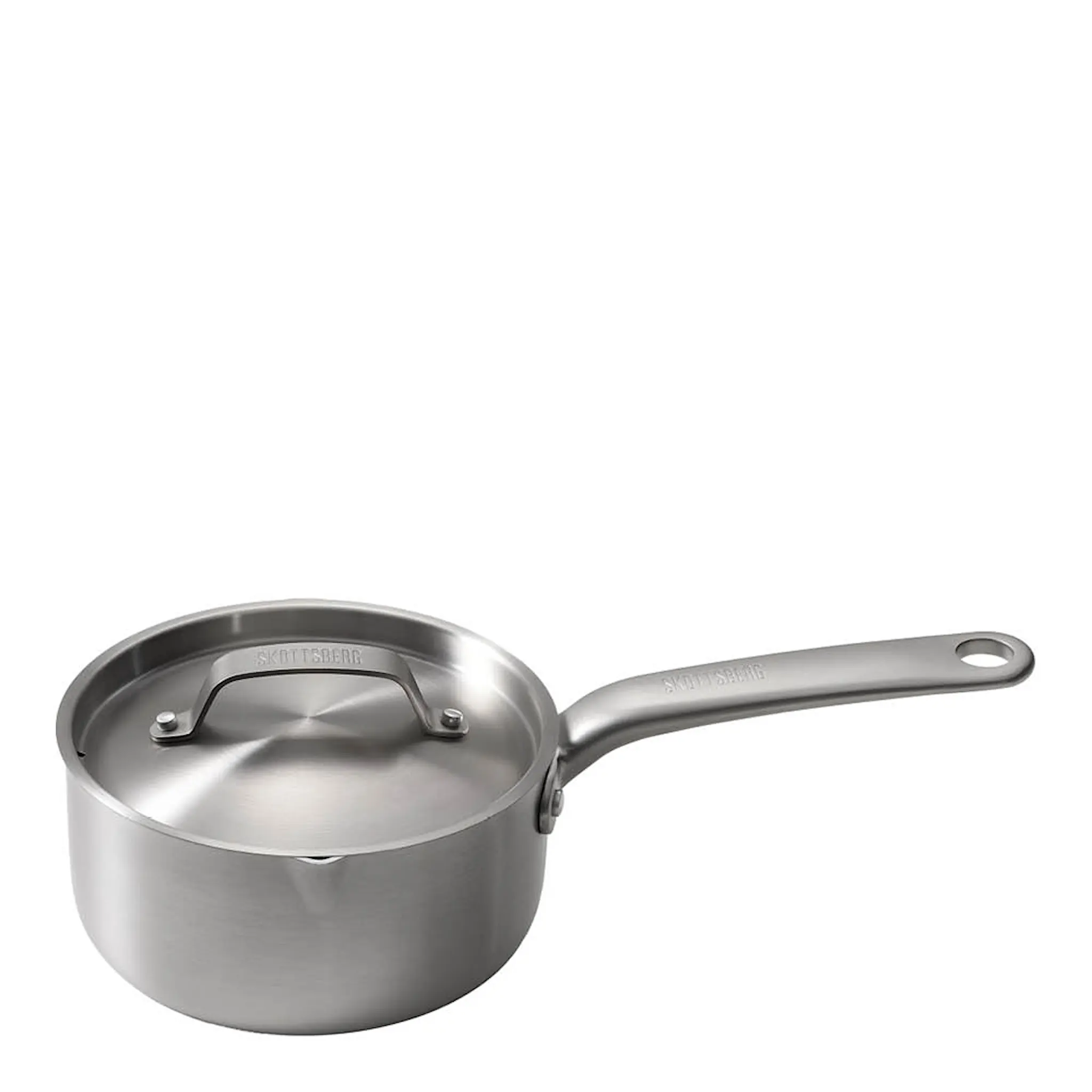 Skottsberg Kastrull med lock 16 cm / 1,5 L rostfritt stål