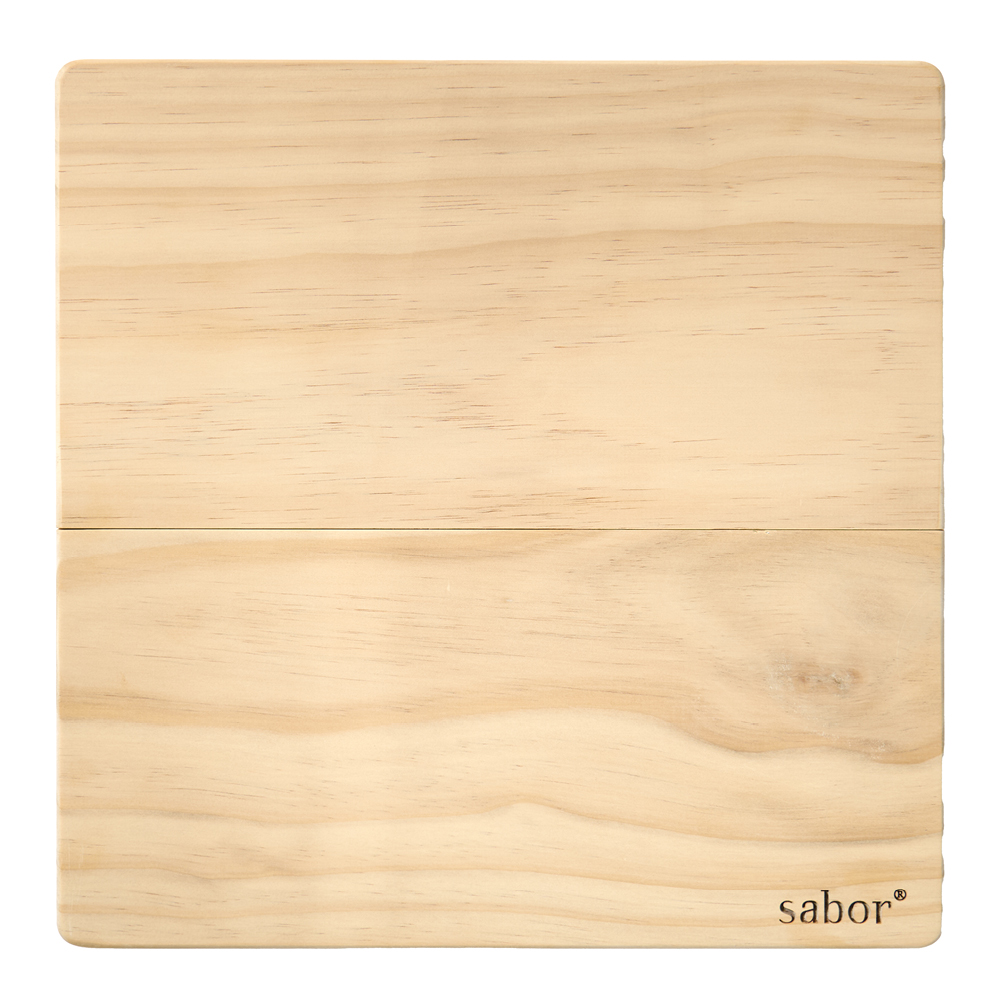 Sabor - Trevig Leikkuulauta 37x37 cm 2 osaa Accoya