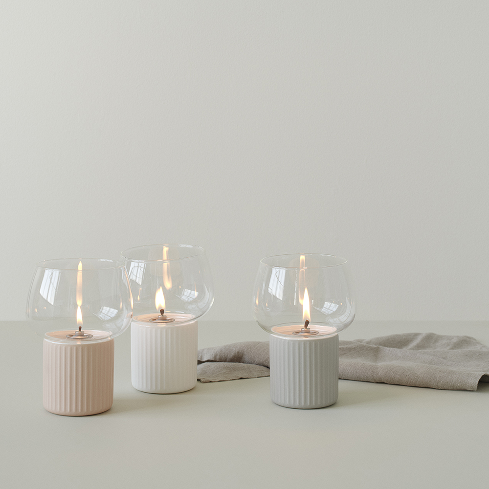 RIG-TIG Hygge Hurricane Kynttilälyhty 16 cm Rose