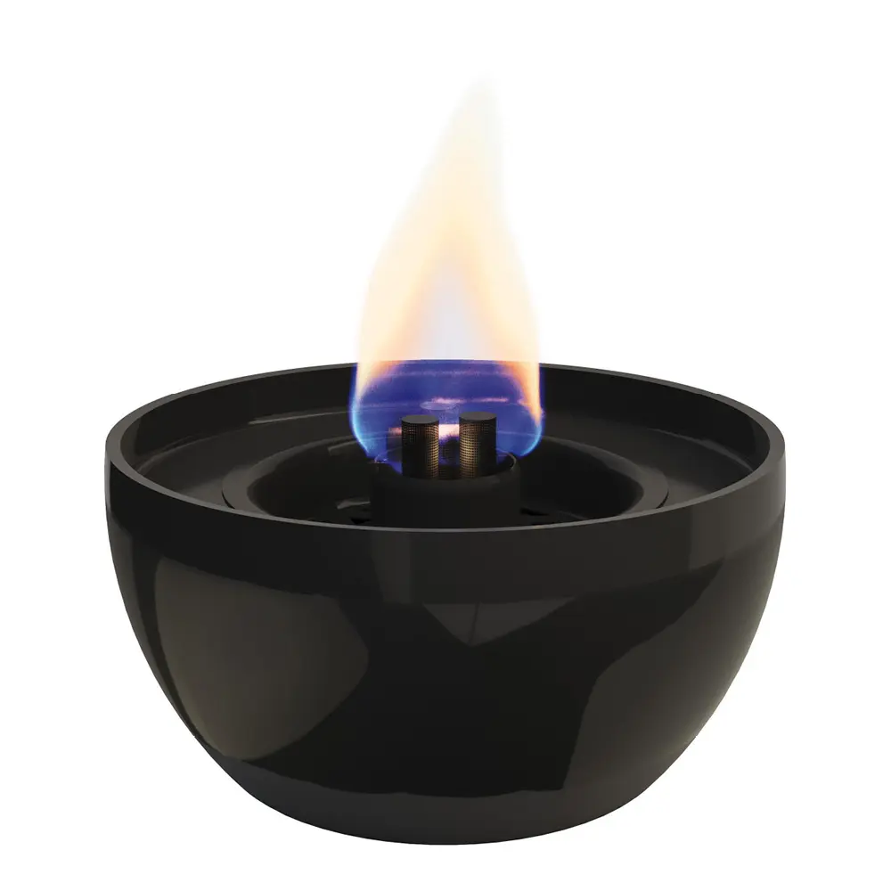 Rose Sisustustuli 14 cm Musta