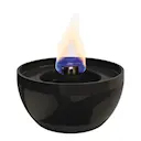 Rose lykta 14 cm svart