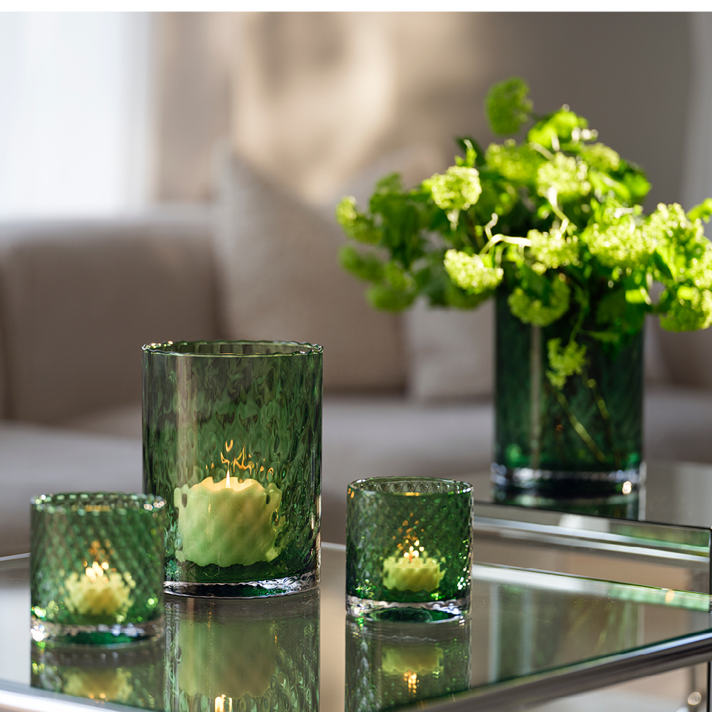 Magnor Harlekin Maljakko 24 cm Vihreä