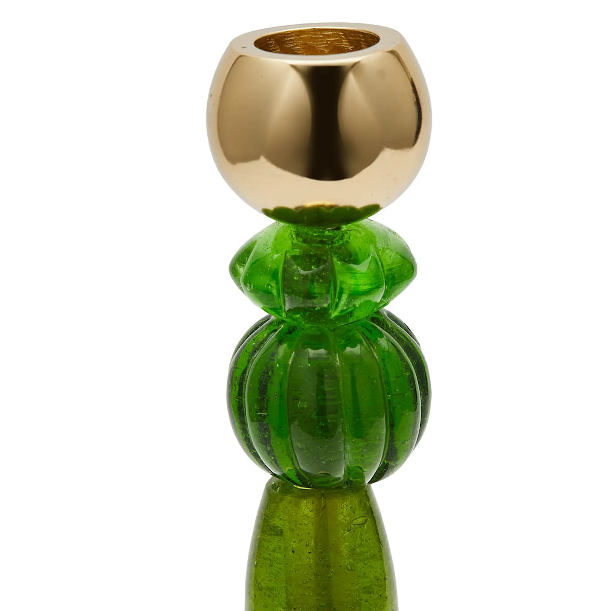 Pols Potten Beads ljusstake S 34 cm mörkgrön