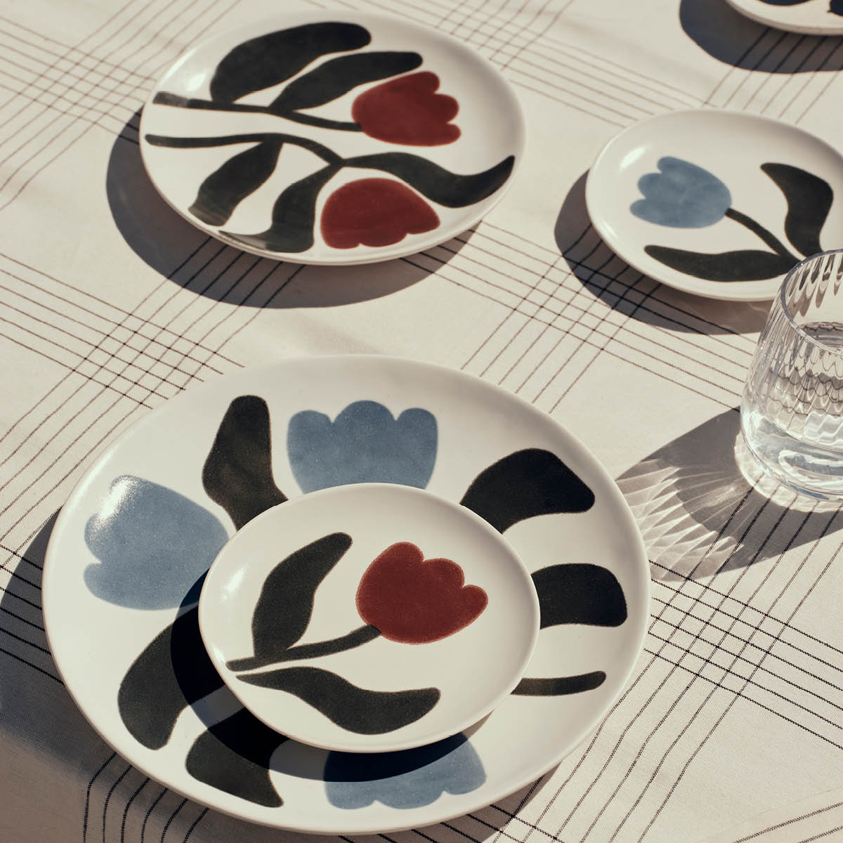 Broste Copenhagen Dora Lautanen 26 cm Mocha Bisque/Agave Green