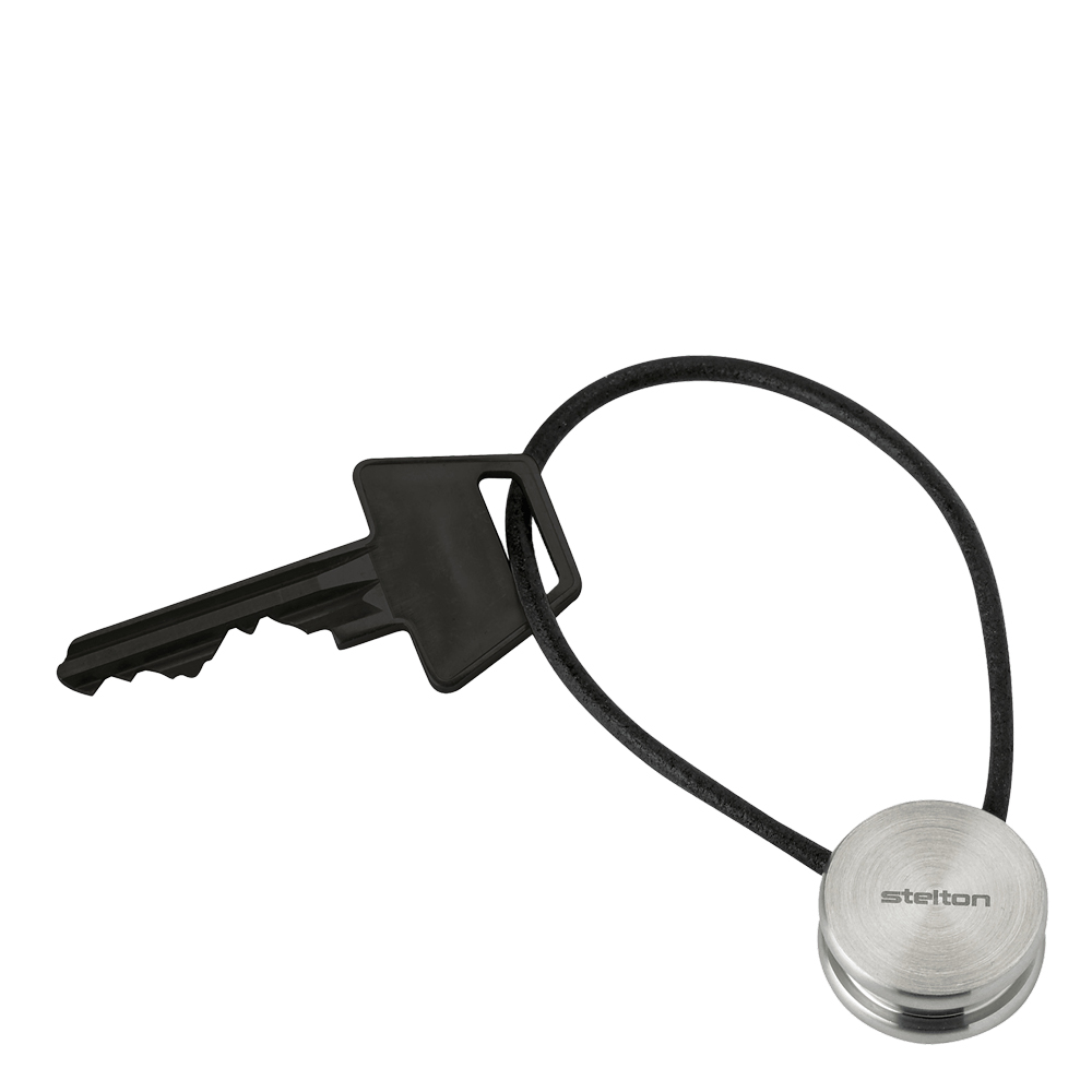 Stelton Journey nøkkelring 10x4,5 cm steel