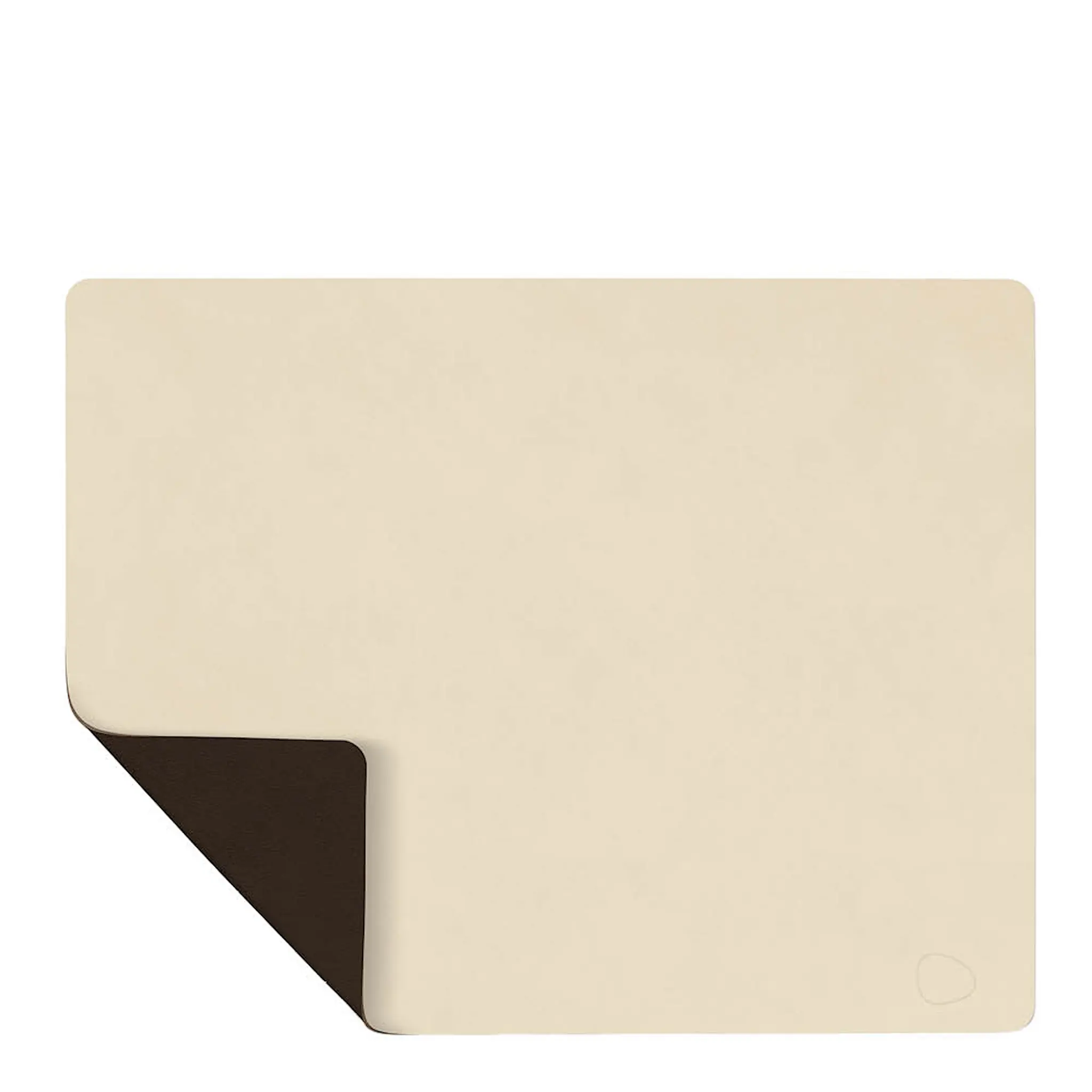 LIND DNA Square Nupo vändbar bordstablett 35x45 cm vanilla/hazel