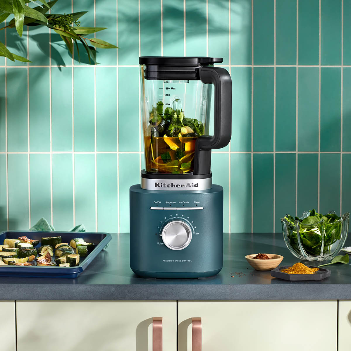 KitchenAid Pure Power blender med glaskanna 1,85 L agave