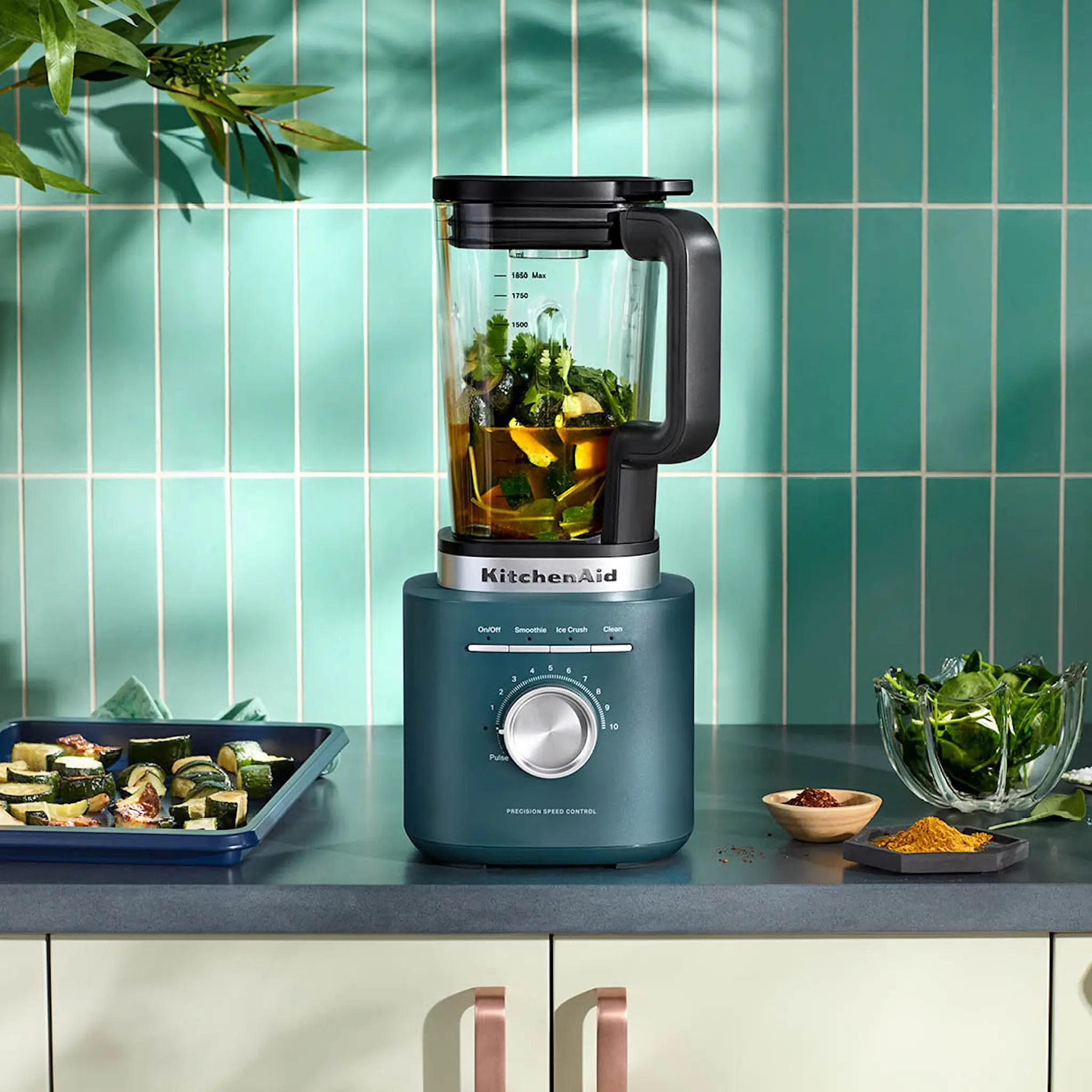 KitchenAid Pure Power blender med glaskanna 1,85 L agave