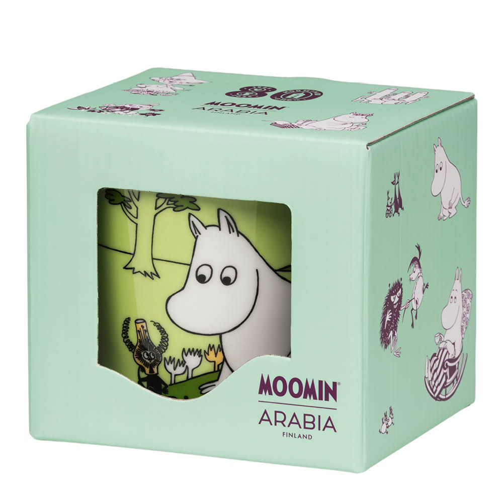 Moomin Arabia Mummikopp 30 cl Mummitrollet 80 år gaveeske