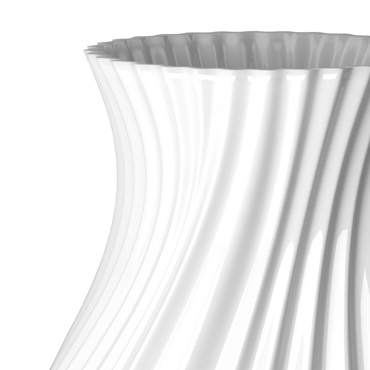 Lyngby Porcelæn Twist vas 25 cm vit