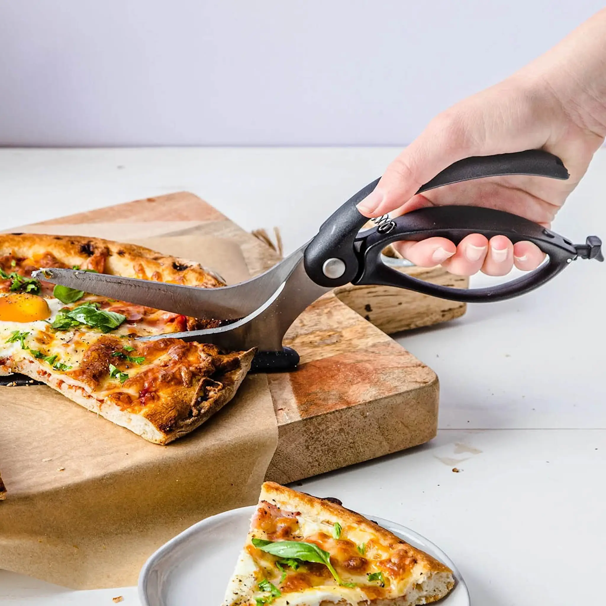Dreamfarm Pizzasax 32 cm svart/stål