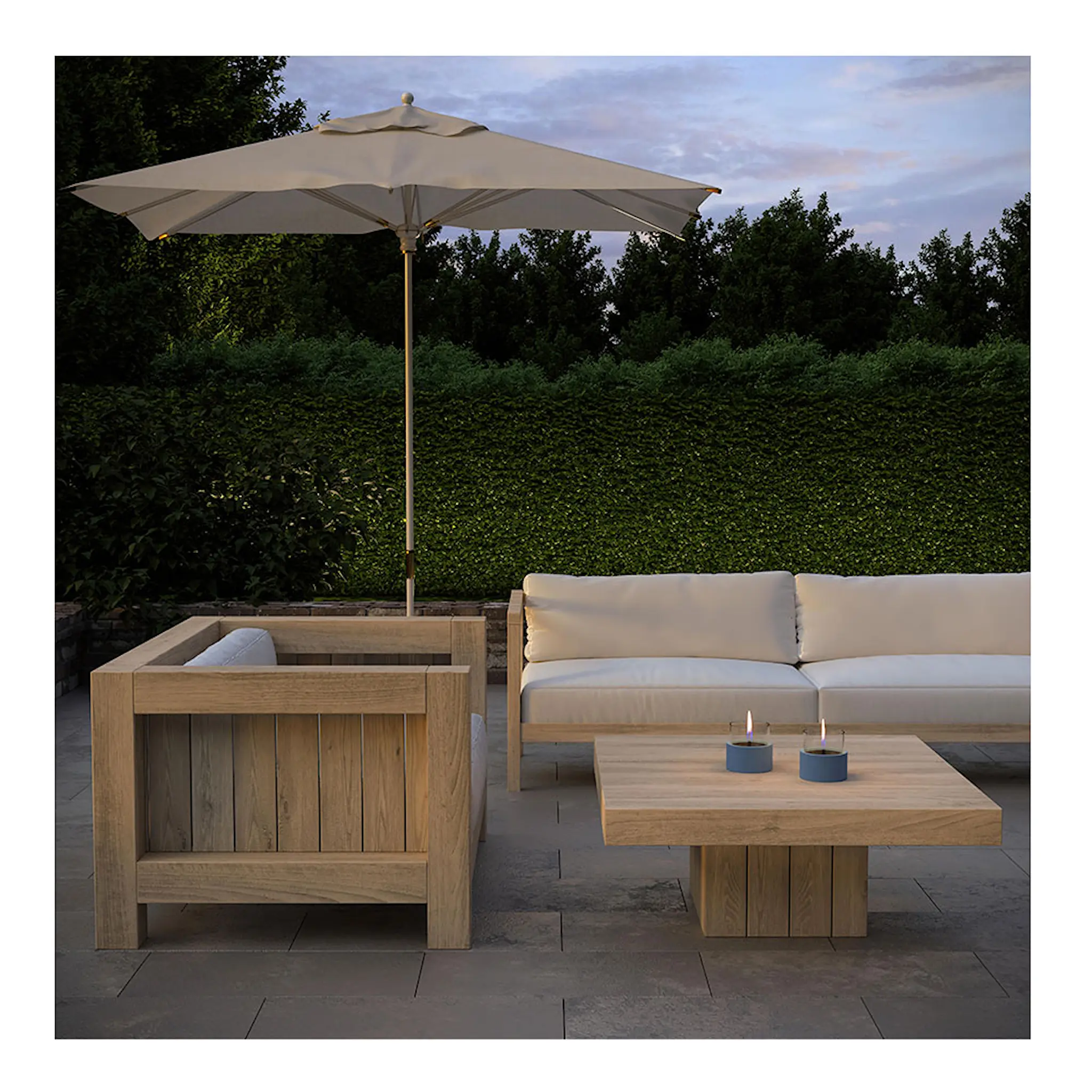 Tenderflame Breeze Sisustustuli 2 kpl Navy