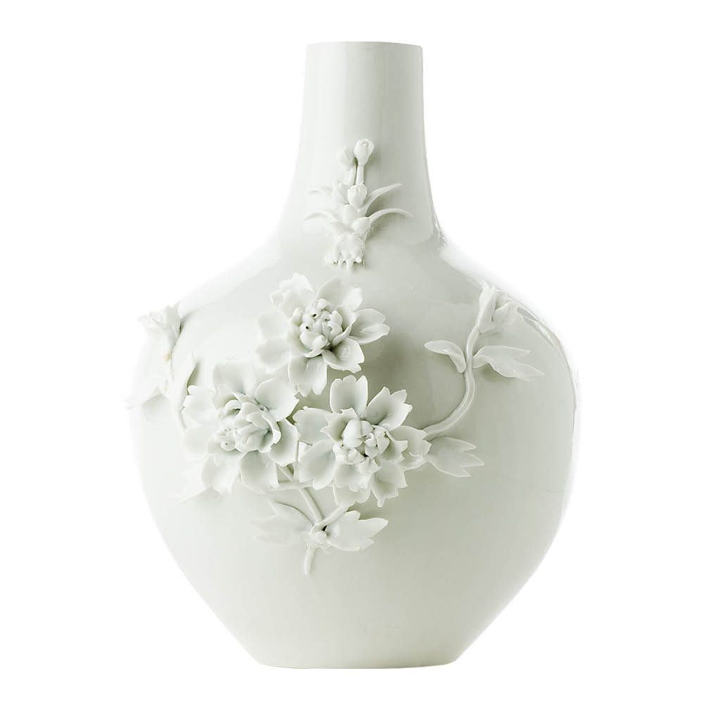 Pols Potten 3D vas 30x37 cm blomma/vit
