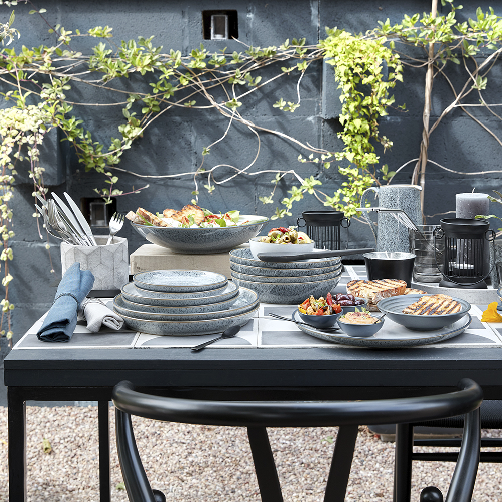 Denby Studio Grey Serveringsskål 24 cm Ljusgrå