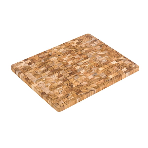 Skärbräda 46x36x2,5 cm Ändträ