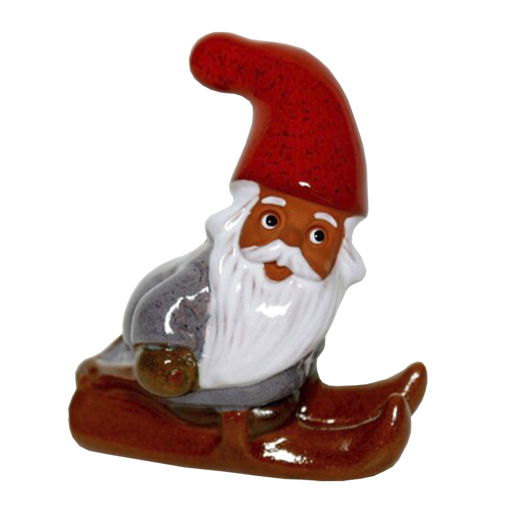 ROLF BERG KERAMIK Minitomte med Skidor 10 cm