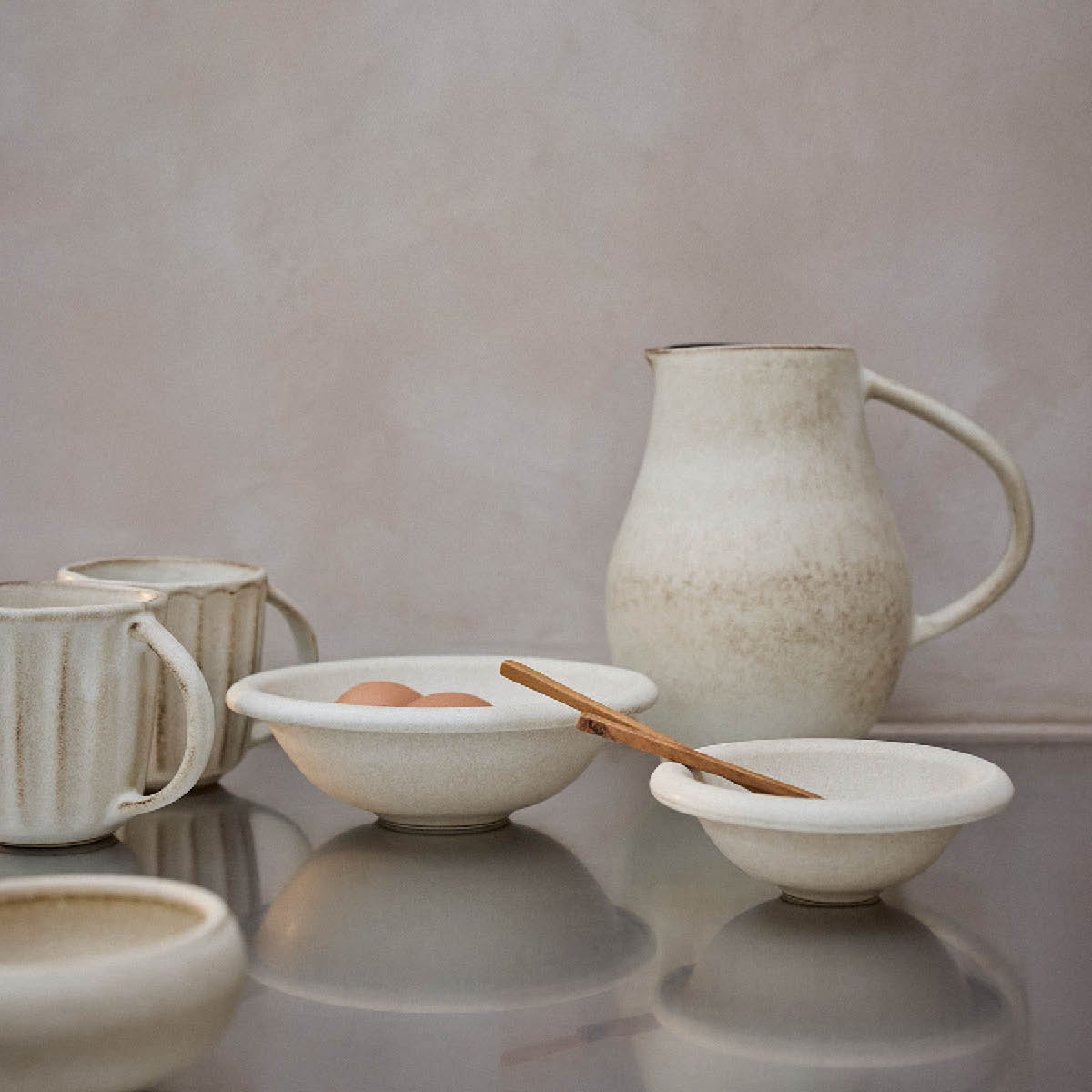 Tell Me More Elba skål XS 4,5x13 cm sand/beige