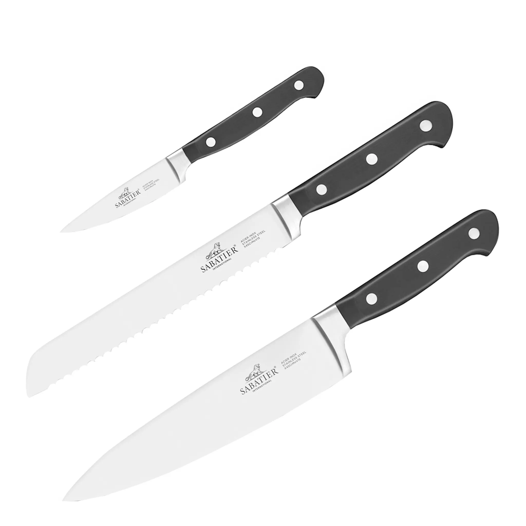 Lion Sabatier Pluton Knivset 3 delar