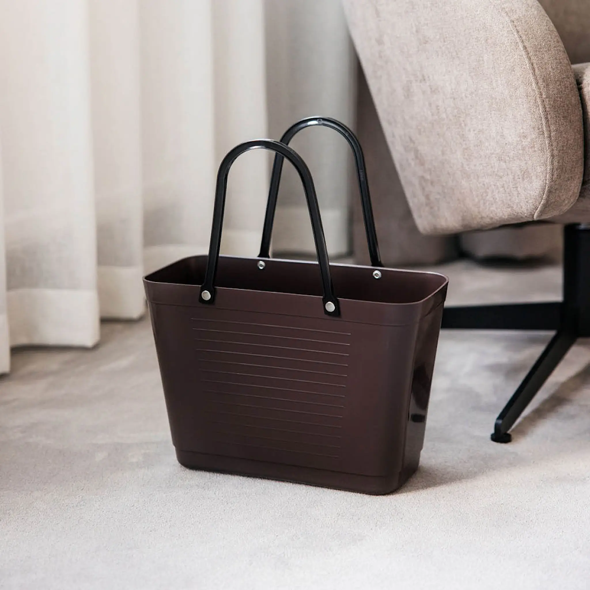 Hinza Green Plastic Laukku 7,5 L Ruskea