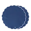 Grace Scallop bordsunderlägg linne 42 cm 2-pack Riviera