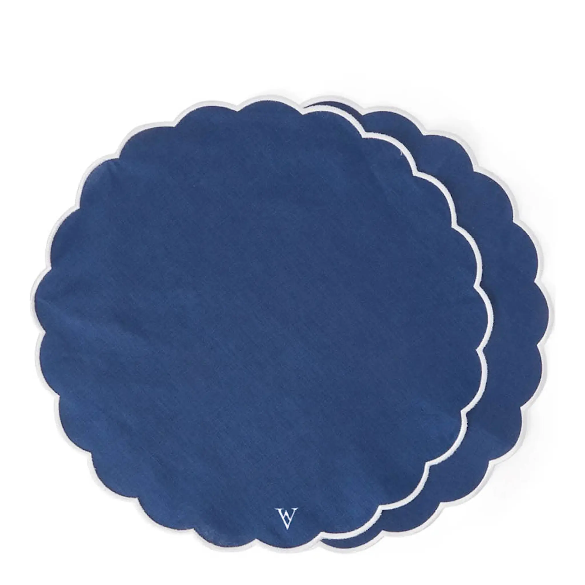 Von Norten Grace Scallop Pöytätabletti 42 cm 2 kpl Riviera