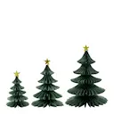 Tree juldekoration 3-pack grön