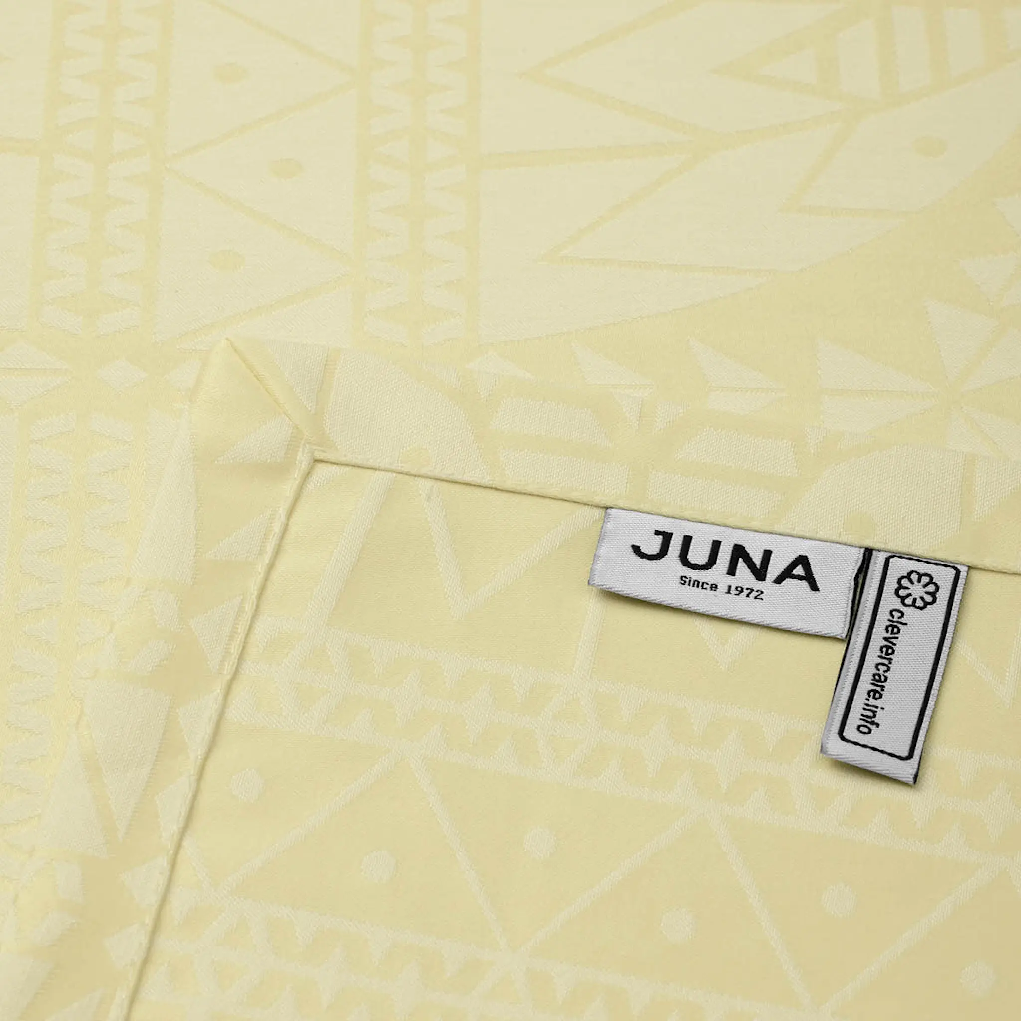 Juna Easter Damastduk 150x370 cm Gul
