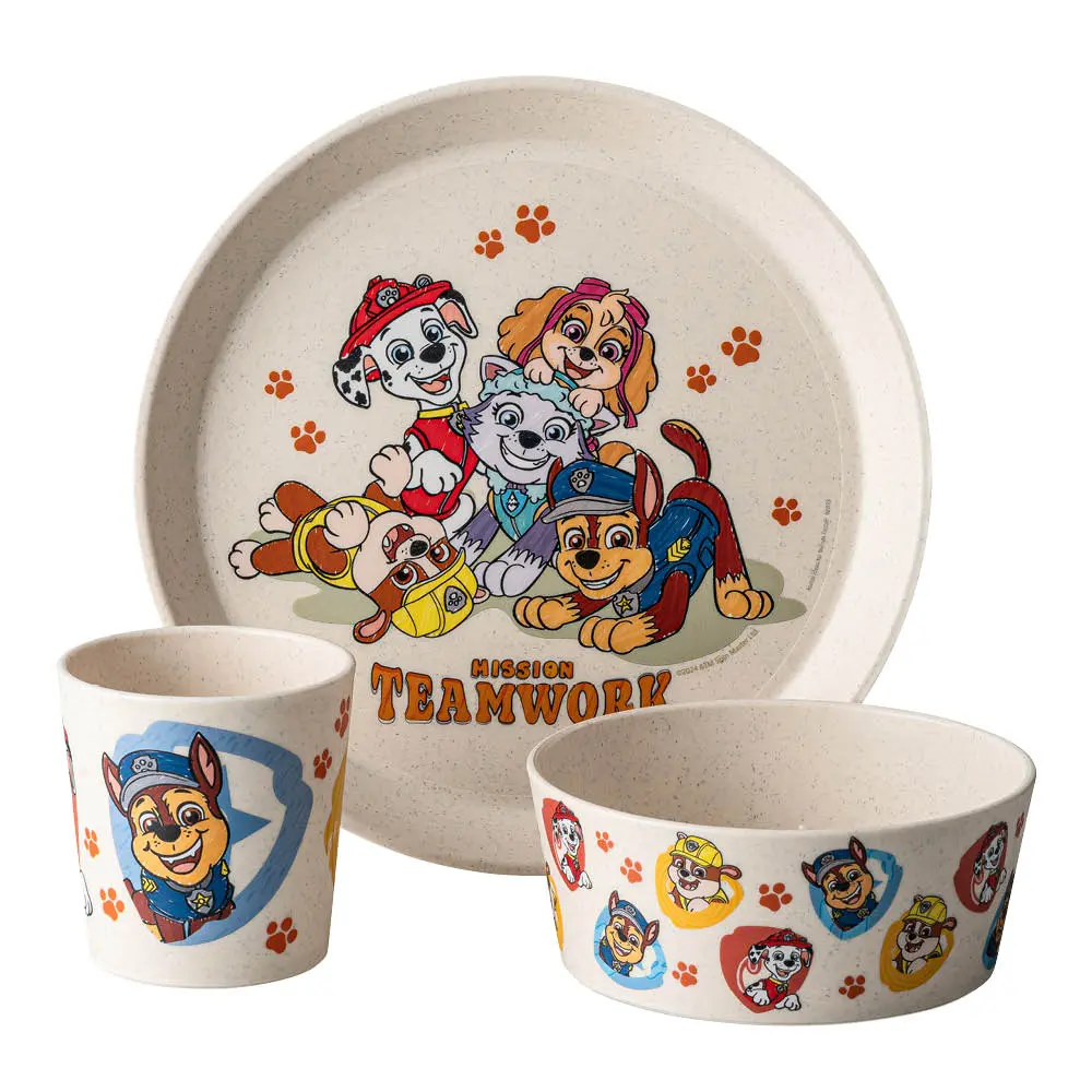 Connect barneservis 3 deler beige Paw Patrol