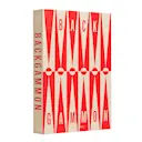 Klassisk backgammon Art of Backgammon röd/cream