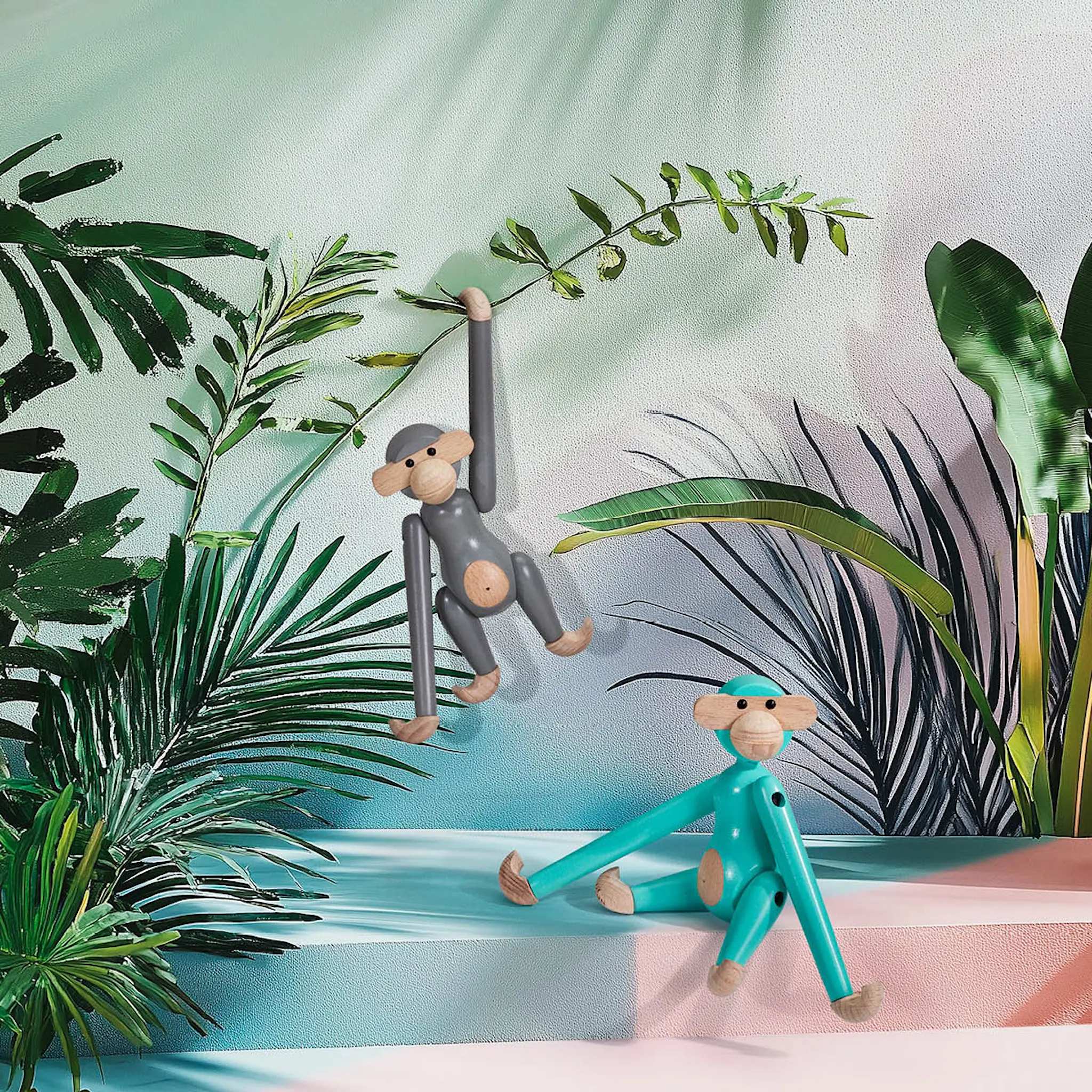 Kay Bojesen Denmark Ape mini grå